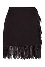 Load image into Gallery viewer, Leak wool mini skirt
