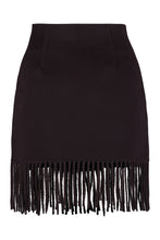 Load image into Gallery viewer, Leak wool mini skirt
