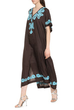 Load image into Gallery viewer, Embroidered silk dress
