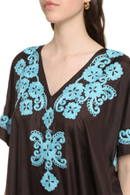 Load image into Gallery viewer, Embroidered silk dress
