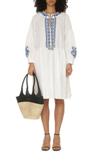 Load image into Gallery viewer, Dirce poplin mini dress
