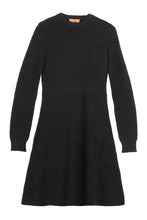 Load image into Gallery viewer, Geometric jacquard wool dress

