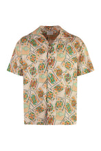 Load image into Gallery viewer, Jeu de Cartes short sleeve cotton blend shirt
