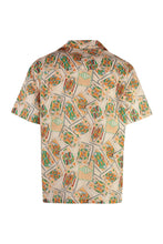 Load image into Gallery viewer, Jeu de Cartes short sleeve cotton blend shirt
