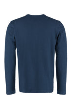 Load image into Gallery viewer, Cotton-linen henley T-shirt

