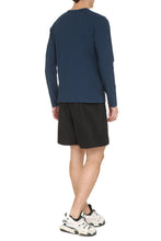Load image into Gallery viewer, Cotton-linen henley T-shirt
