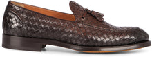 Load image into Gallery viewer, Woven leather loafers
