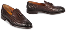 Load image into Gallery viewer, Woven leather loafers
