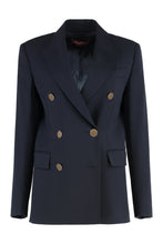 Load image into Gallery viewer, Edicola double-breasted wool blazer

