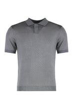 Load image into Gallery viewer, Knitted cotton polo shirt
