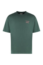Load image into Gallery viewer, Slogan cotton crew-neck T-shirt
