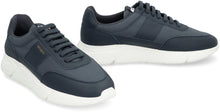 Load image into Gallery viewer, Genesis Vintage Runner leather and fabric low-top sneakers
