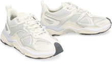 Load image into Gallery viewer, Satellite leather and fabric low-top sneakers
