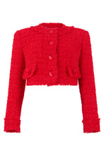 Load image into Gallery viewer, Short tweed jacket

