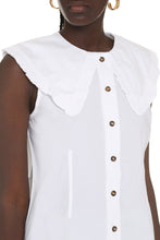 Load image into Gallery viewer, Maxi collar cotton shirt
