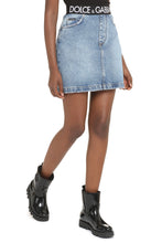 Load image into Gallery viewer, Denim mini skirt
