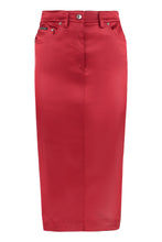 Load image into Gallery viewer, Stretch satin pencil skirt
