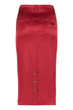 Load image into Gallery viewer, Stretch satin pencil skirt
