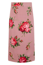 Load image into Gallery viewer, Straight skirt with floral print

