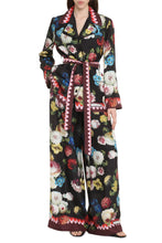 Load image into Gallery viewer, Printed silk pajama blouse
