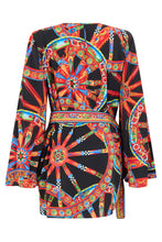 Load image into Gallery viewer, Printed dress with belt
