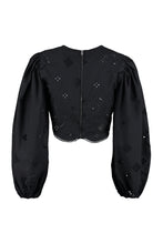 Load image into Gallery viewer, Embroidered cotton blouse

