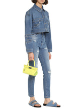 Load image into Gallery viewer, Cropped denim jacket
