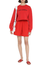 Load image into Gallery viewer, Cropped cotton sweatshirt
