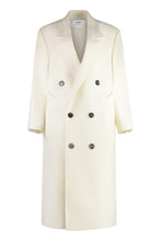 Load image into Gallery viewer, Double-breasted wool coat
