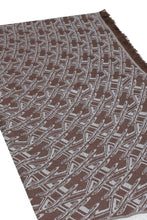 Load image into Gallery viewer, Silk and wool jacquard shawl
