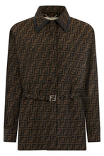 Load image into Gallery viewer, Jacket in blended cotton monogram
