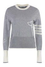 Load image into Gallery viewer, Crew-neck wool sweater
