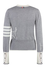 Load image into Gallery viewer, Crew-neck wool sweater
