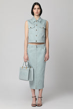 Load image into Gallery viewer, Cotton midi skirt
