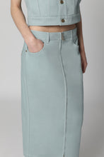 Load image into Gallery viewer, Cotton midi skirt
