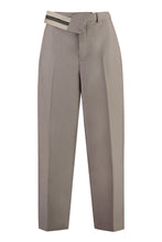 Load image into Gallery viewer, Wool carrot-fit trousers
