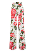 Load image into Gallery viewer, Printed high-rise trousers
