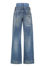 Load image into Gallery viewer, Wide-leg jeans with 5 pockets
