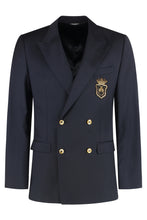 Load image into Gallery viewer, Double-breasted virgin wool jacket
