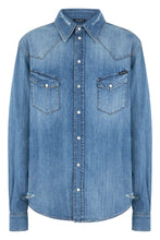 Load image into Gallery viewer, Denim shirt made of cotton
