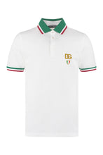 Load image into Gallery viewer, Cotton-piqué polo shirt
