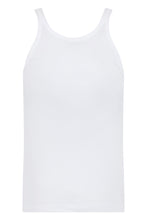 Load image into Gallery viewer, Ribbed tank top with logo
