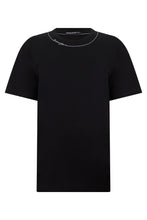 Load image into Gallery viewer, Black T-shirt with short sleeves
