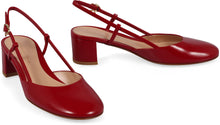 Load image into Gallery viewer, Leather slingback pumps

