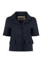 Load image into Gallery viewer, Single-breasted cotton blazer
