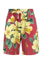 Load image into Gallery viewer, Cotton and linen bermuda-shorts
