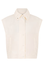 Load image into Gallery viewer, Sleeveless cropped jacket
