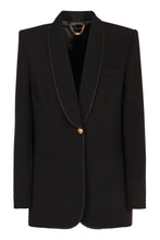 Load image into Gallery viewer, Single-breasted viscose blazer
