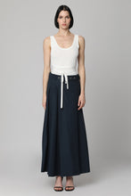 Load image into Gallery viewer, Gilda belted cotton skirt

