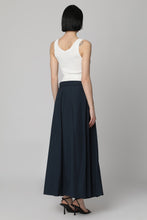 Load image into Gallery viewer, Gilda belted cotton skirt

